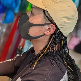 メンズ ロング scamp ★のヘアスタイル