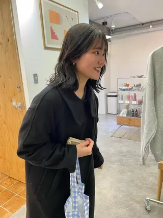 ミディアム カラー sakura🌸 レイヤー/韓国ヘアのヘアスタイル