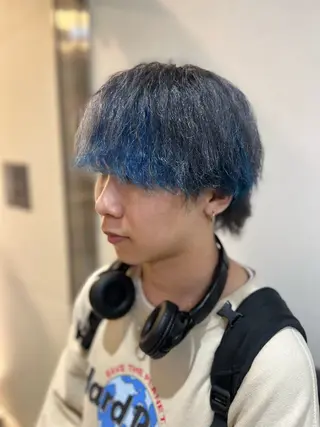 ショート カラー メンズ 札幌パーマ 髪質改善/後藤海音のヘアスタイル