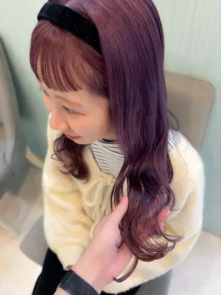 セミロング カラー得意【梅田】 瀧本友梨乃のヘアスタイル