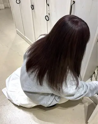 カラー つちだ ゆうひ / 暗髪カラー⟡.·のヘアスタイル