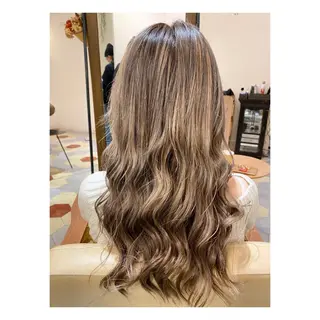 ロング カラー 菊池大一 溝の口パーマのヘアスタイル