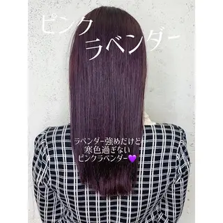 セミロング カラー 310【サンイチマル】所属・透明感ハイトーン🦄 キラ🌈のヘアスタイル