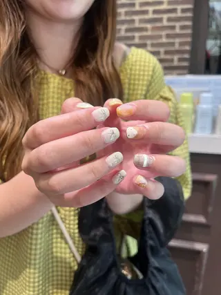 ネイル 似合わせカットカラー 🤍🎀honokaのヘアスタイル