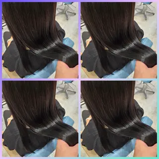 ロング カラー 顔周りレイヤーカット 髪質改善代表西村功平のヘアスタイル