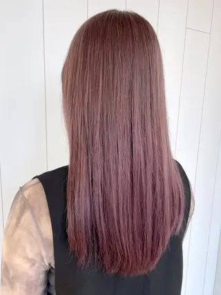 セミロング ヘアアレンジ パーマ カラー ITbyALBUM 中野店のヘアスタイル