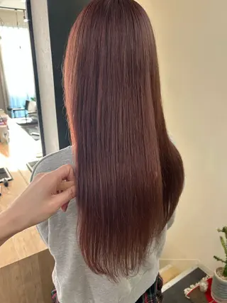 ロング カラー hub hair レイヤー/透明感のヘアスタイル