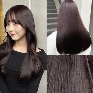 ロング カラー ブリーチなし/カラー 専門店ASOBIのヘアスタイル