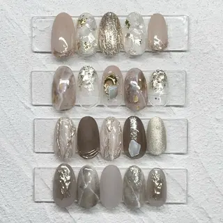 ミディアム Lety total beautyのネイルデザイン