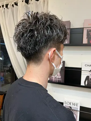 メンズ スパイキー/韓国 パーマ/メンズ/直輝のヘアスタイル