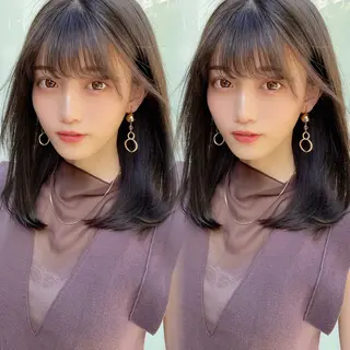 ミディアム カラー ショート/ボブ 岡田洸太のヘアスタイル