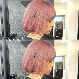 ショート カラー シールエクステ特化 ハイトーン、NANAのヘアスタイル