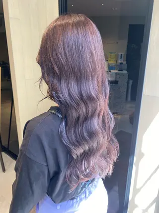 ロング カラー ヘアアレンジ アンククロス渋谷【ANKH CROSS】所属・韓国ヘア┊︎レイヤー ┊︎haruka🌙のヘアスタイル