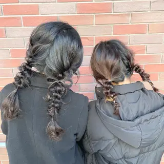 セミロング ヘアアレンジ 古沢 みづきのヘアスタイル