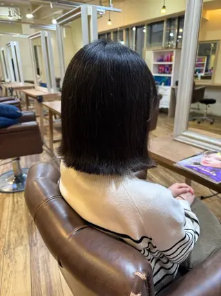 ミディアム prier×kew hair所属・柴田 秋樺のヘアスタイル