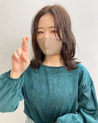 ミディアム カラー パーマ ヘアアレンジ 【池袋/スパイキー ショート】ⓝⓘⓜⓤのヘアスタイル