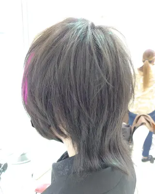 ミディアム ヘアアレンジ メンズ 🐺デザインウルフ / 一ノ瀬 凌🐺のヘアスタイル