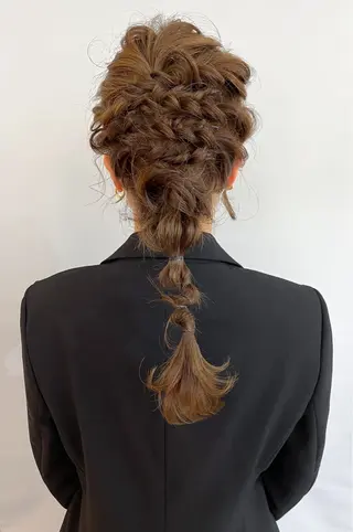 ヘアアレンジ Kva所属・ウルフ/ハイトーン /髪質改善/AIRIのヘアスタイル