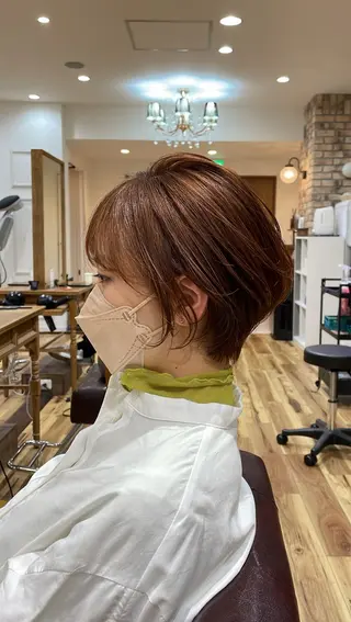 ショート YASUHIRO グレージュ/メンズのヘアスタイル