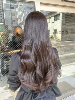 ロング カラー 🌷横浜/レイヤー /艶カラー🌷のヘアスタイル