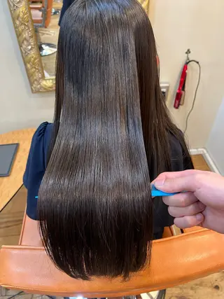 ロング ⚪️髪質改善 縮毛 店長 コウ⚪️のヘアスタイル