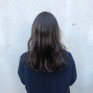 ロング カラー 酸性縮毛矯正🧴韓国 レイヤー/髪質改善のヘアスタイル