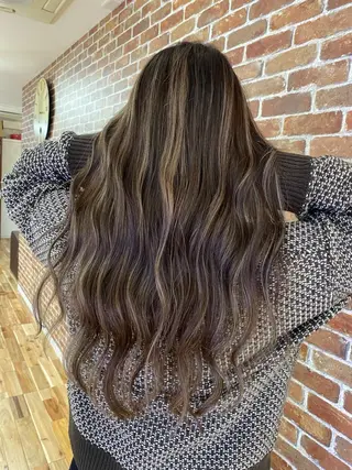 ロング カラー ヘアアレンジ 久米 治仁のヘアスタイル