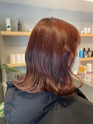 ミディアム カラー SALOWIN下北沢所属・hazuki 🌝のヘアスタイル