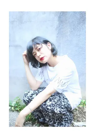 ショート カラー vato マンツーマンサロンのヘアスタイル