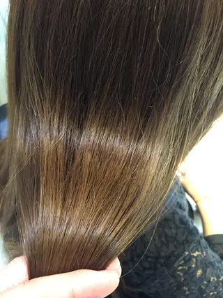 ロング カラー 永岡 鉄平のヘアスタイル