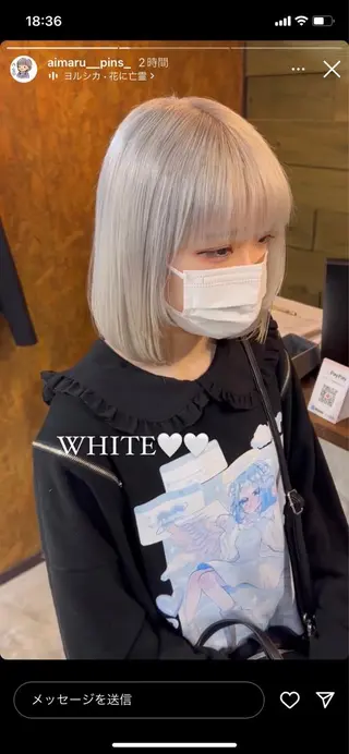 ショート カラー 🫟Blanco🫟 Color&Careのヘアスタイル