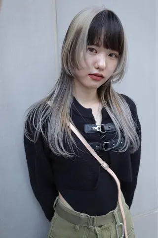 ミディアム カラー SALOWIN所属・ブリーチ✨ ボブ🪢レイヤーのヘアスタイル