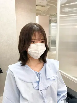 ミディアム 髪質改善 ヒデのヘアスタイル
