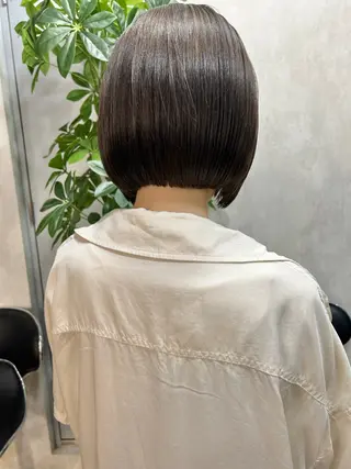 ショート カラー 新宿/美髪矯正 髪質改善/韓国風山本のヘアスタイル