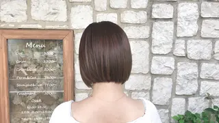 ショート カラー パーマ ヘアアレンジ メンズ キッズ ネイル マツエク・マツパ 髪質改善/透明感 OAK兵庫のヘアスタイル