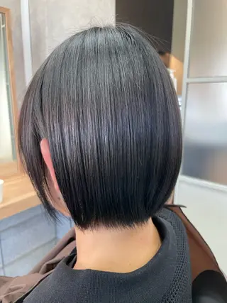 ショート カラー 髪質改善×METEO 店長 貞松直也のヘアスタイル