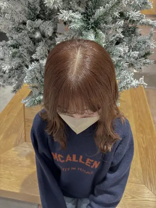 セミロング 須藤 萌のヘアスタイル