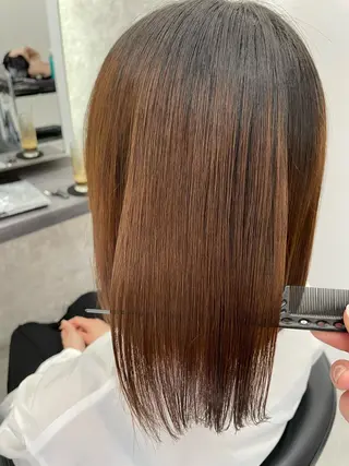 ミディアム 佐々木 達也のヘアスタイル