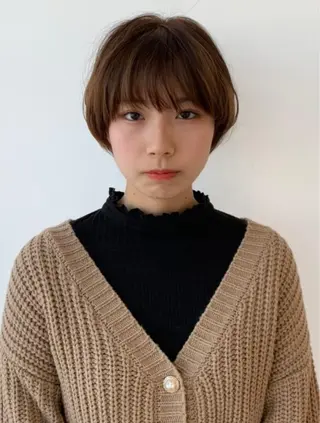 ショート カラー FRAME spa&hair room博多店【フレーム】所属・髪質改善｜顔周り｜博 多｜川上智也のヘアスタイル