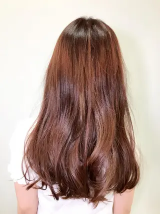 ロング カラー 関口 友行のヘアスタイル