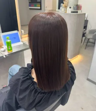 ミディアム ゆめか /Lapis福岡今泉のヘアスタイル