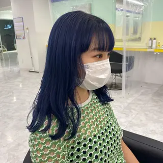 セミロング カラー ヘアアレンジ GOTODAY shair salon 横浜mare店所属・透明感抜群カラー mai🍑♡のヘアスタイル