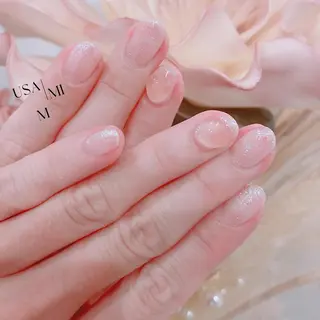 ショート ネイル USAMiMi 🐰💕のネイルデザイン