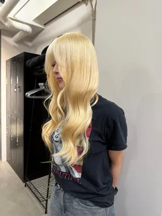 ロング 堀江／韓国／透明感 ／みずき🐩のヘアスタイル