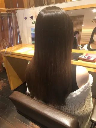 ロング カラー 高山🐬髪質改善 池袋で縮毛矯正のヘアスタイル