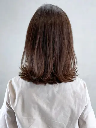 ミディアム カラー パーマ ヘアアレンジ ITbyALBUM 浦和店のヘアスタイル