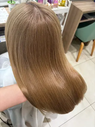 ミディアム 髪質改善/まつパ👀 himari🌻のヘアスタイル