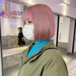 ショート カラー ヘアアレンジ 💎韓国ヘア/ 艶カラー💎souのヘアスタイル