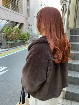 セミロング カラー hemm,hemm.所属・ショート・ボブ MIKUのヘアスタイル