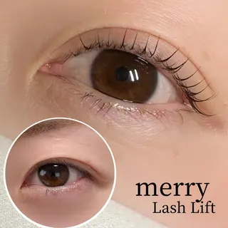 マツエク・マツパ merry Lash Liftのマツエク・マツパデザイン